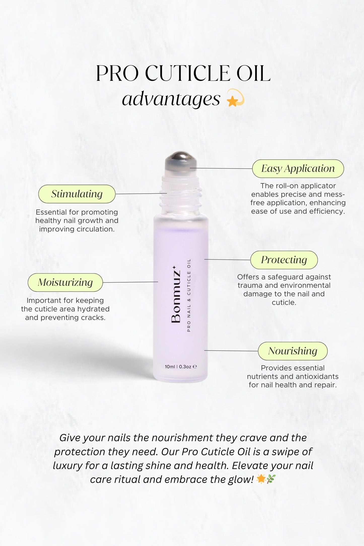 Bonmuz - Pro Nail & Cuticle Oil Lavender