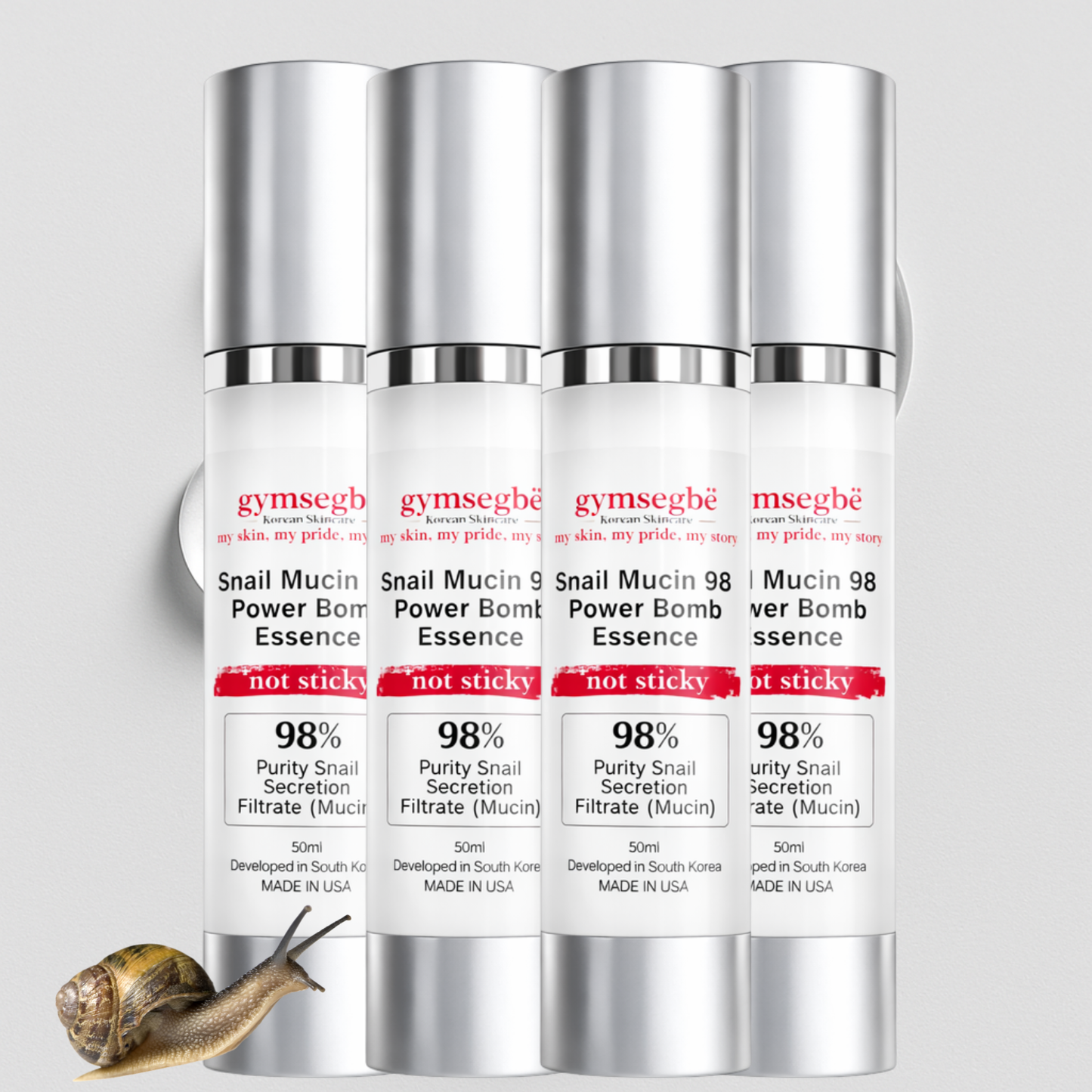 Gymsegbë - Snail Mucin 98 Power Bomb Essence