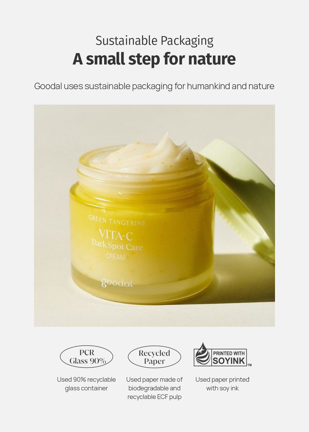 goodal Green Tangerine Vita C Dark Spot Care Cream 50ml