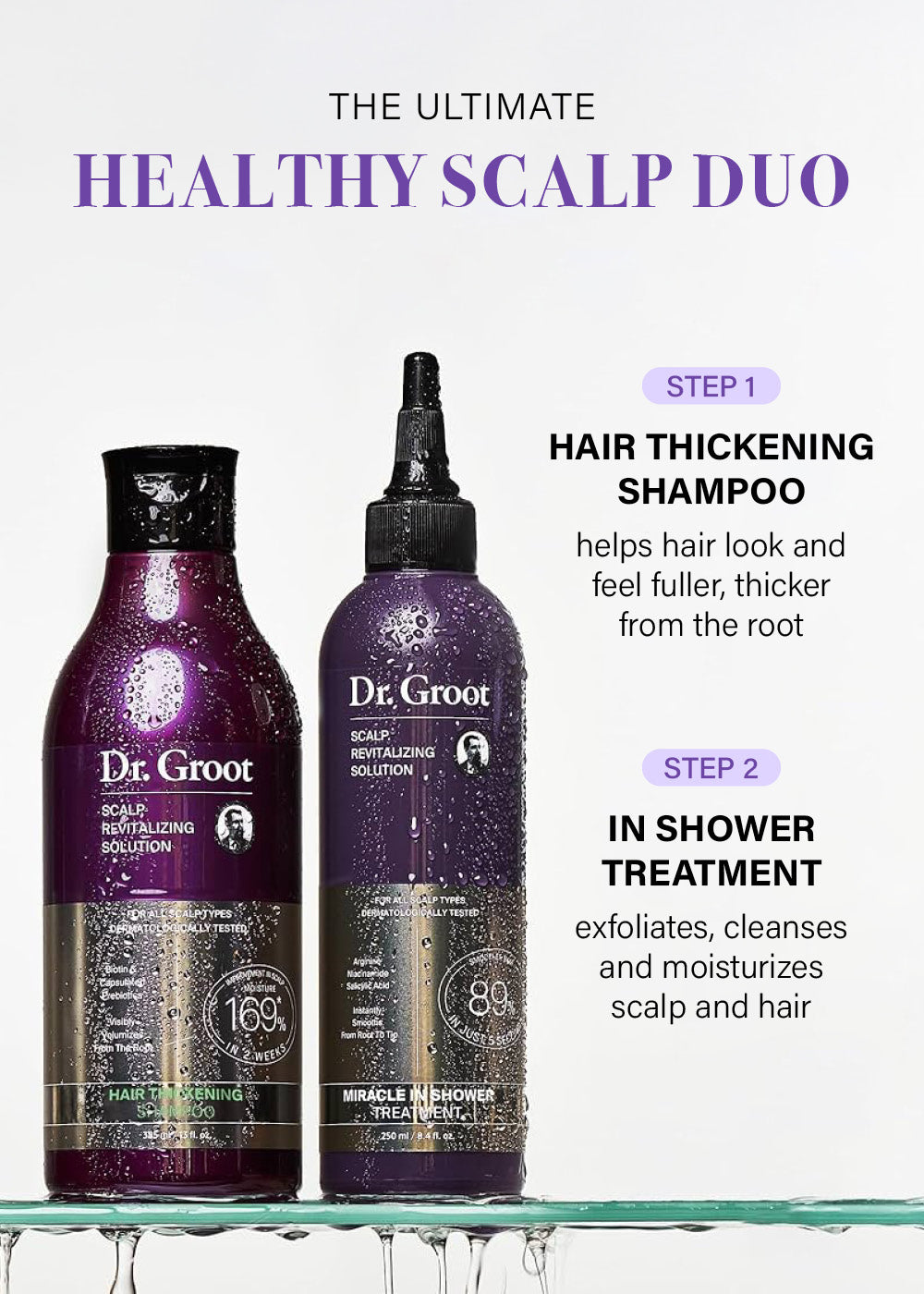 Dr. Groot Scalp Revitalizing Solution Hair Thickening Shampoo 385ml