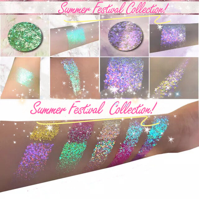 Inked Doll Cosmetics - ISLAND FAIRY *LMT EDT* Summer Festival Pressed Glitter