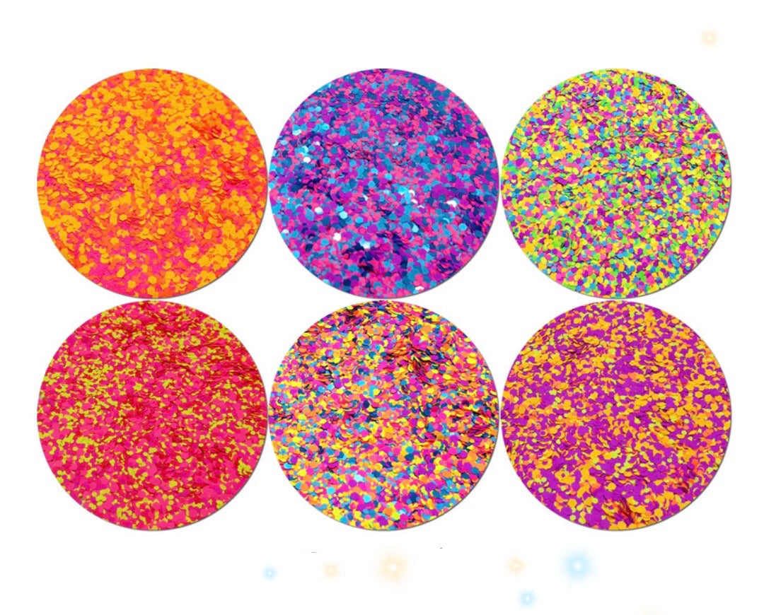 Inked Doll Cosmetics - "JUNGLE PARTY" *UV/BlackLight* Festival FunFetti