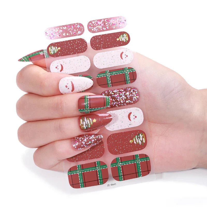 Candied Nails - Nail Sticker - Christmas Happy Gel Nails