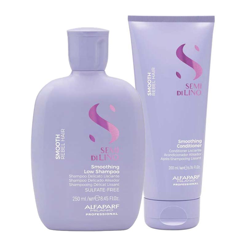 Alfaparf Semi Di Lino Smooth Shampoo & Conditioner Duo