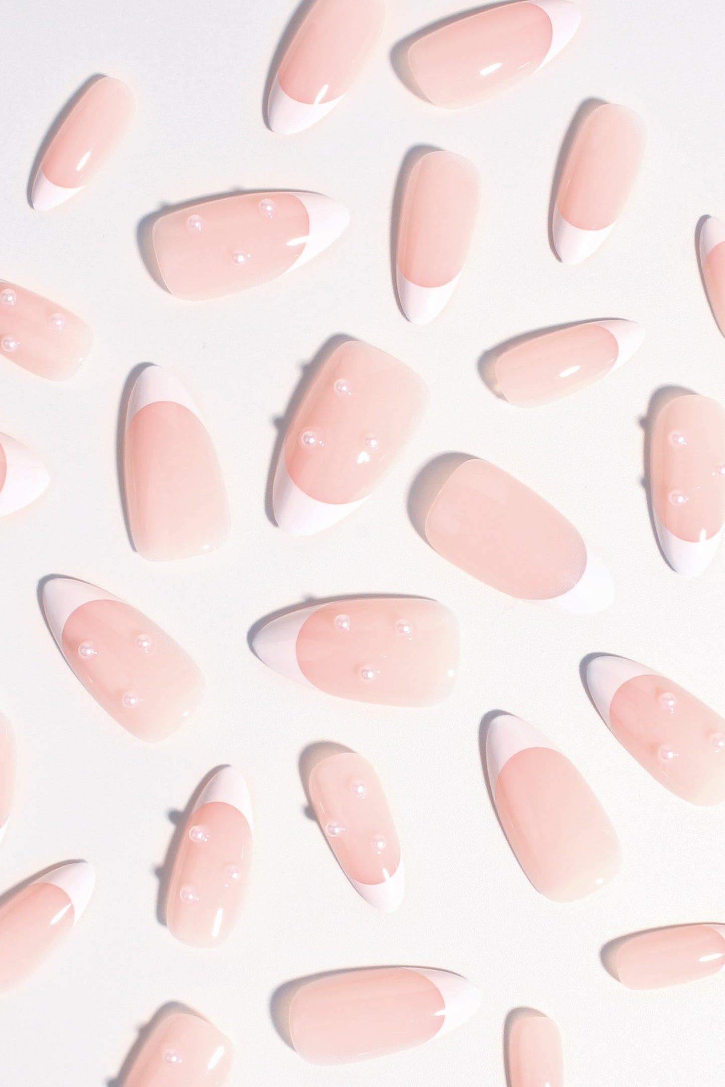 Bonmuz - Romantic French | Soft & Durable Press-On Nails