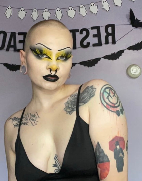 Inked Doll Cosmetics - *Queen BEE-OTCH* (Black & Yellow) DreamDoll COLOR Lashes!