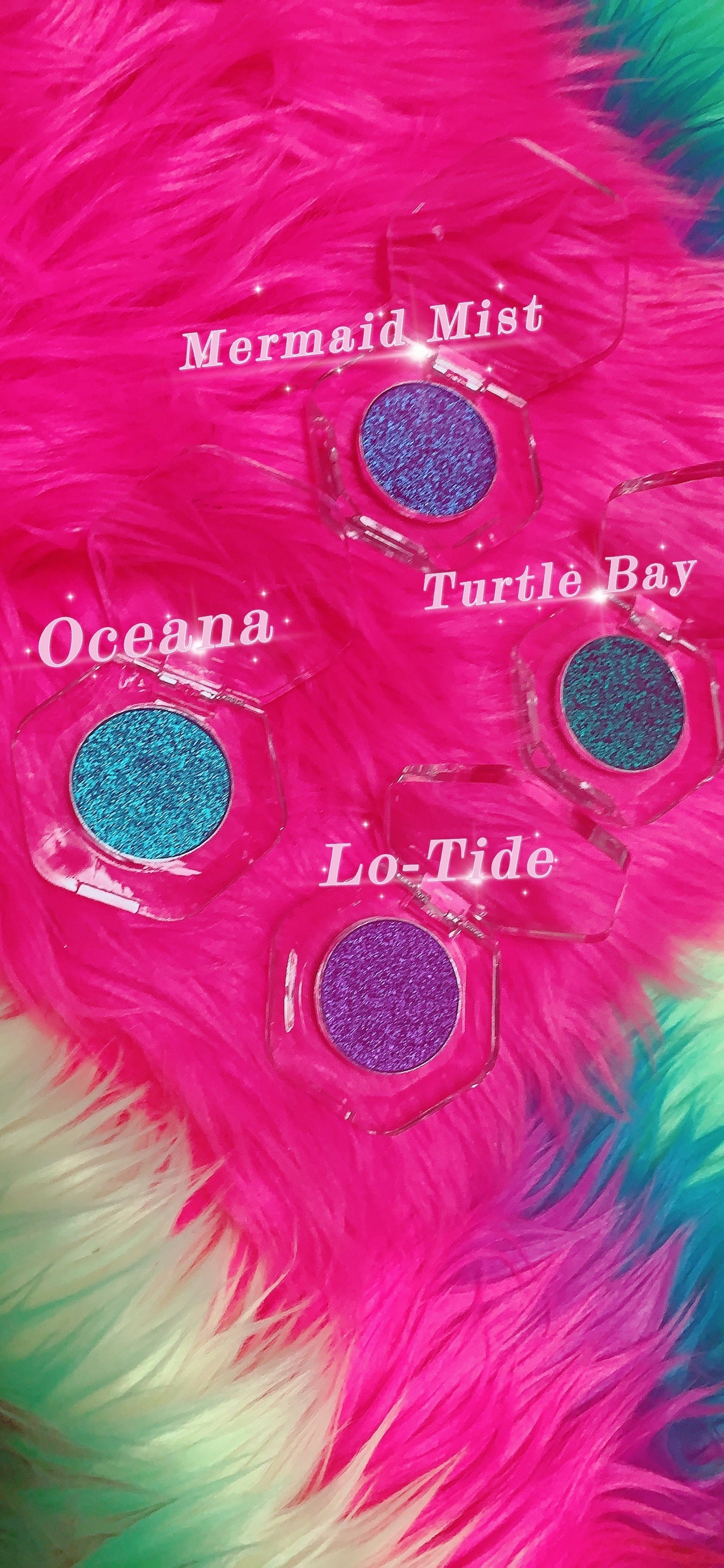 Inked Doll Cosmetics - *ISLAND MERMAID* 4PC Collection Pressed Multi-Chrome/ DUOCHROMES