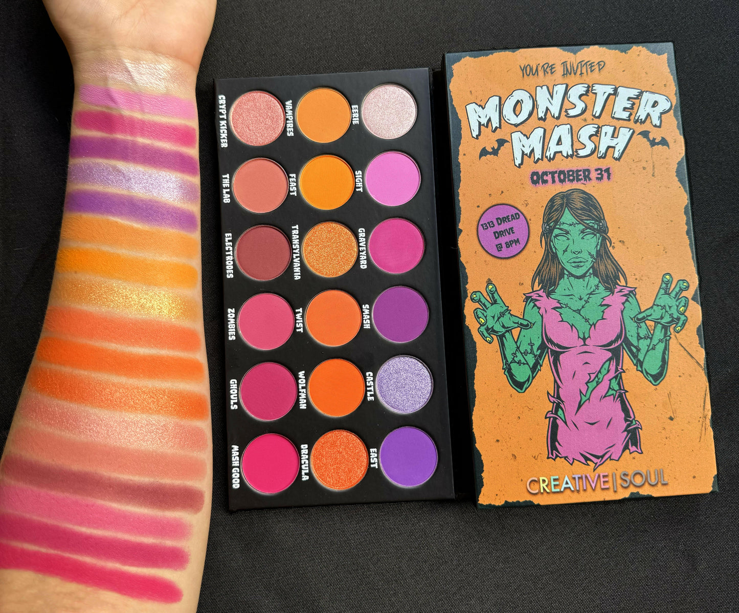 Creative Soul Cosmetics - Monster Mash Eyeshadow Palette