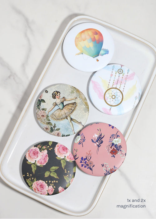 AOA Double-Sided Compact Mirror – Round