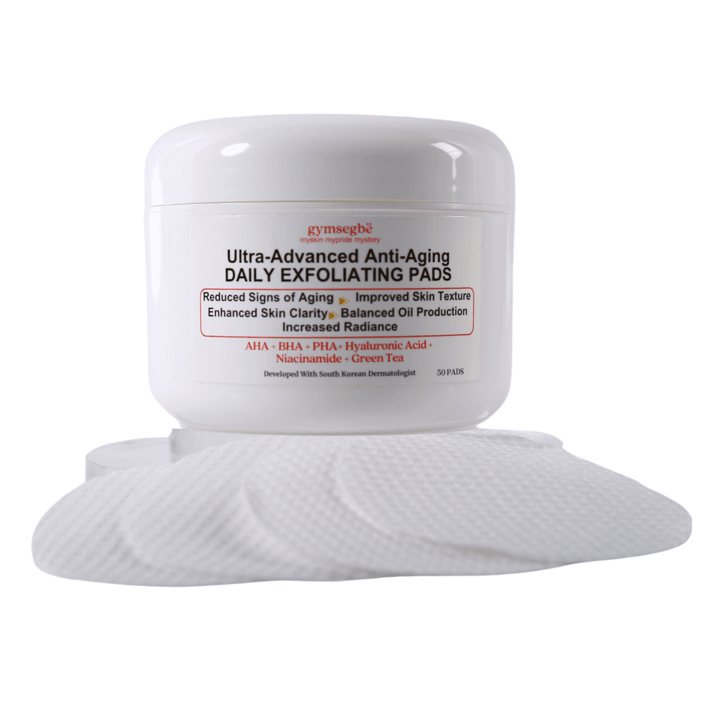 Gymsegbë - Ultra-Advanced Anti-Aging Daily Resurfacing Pads