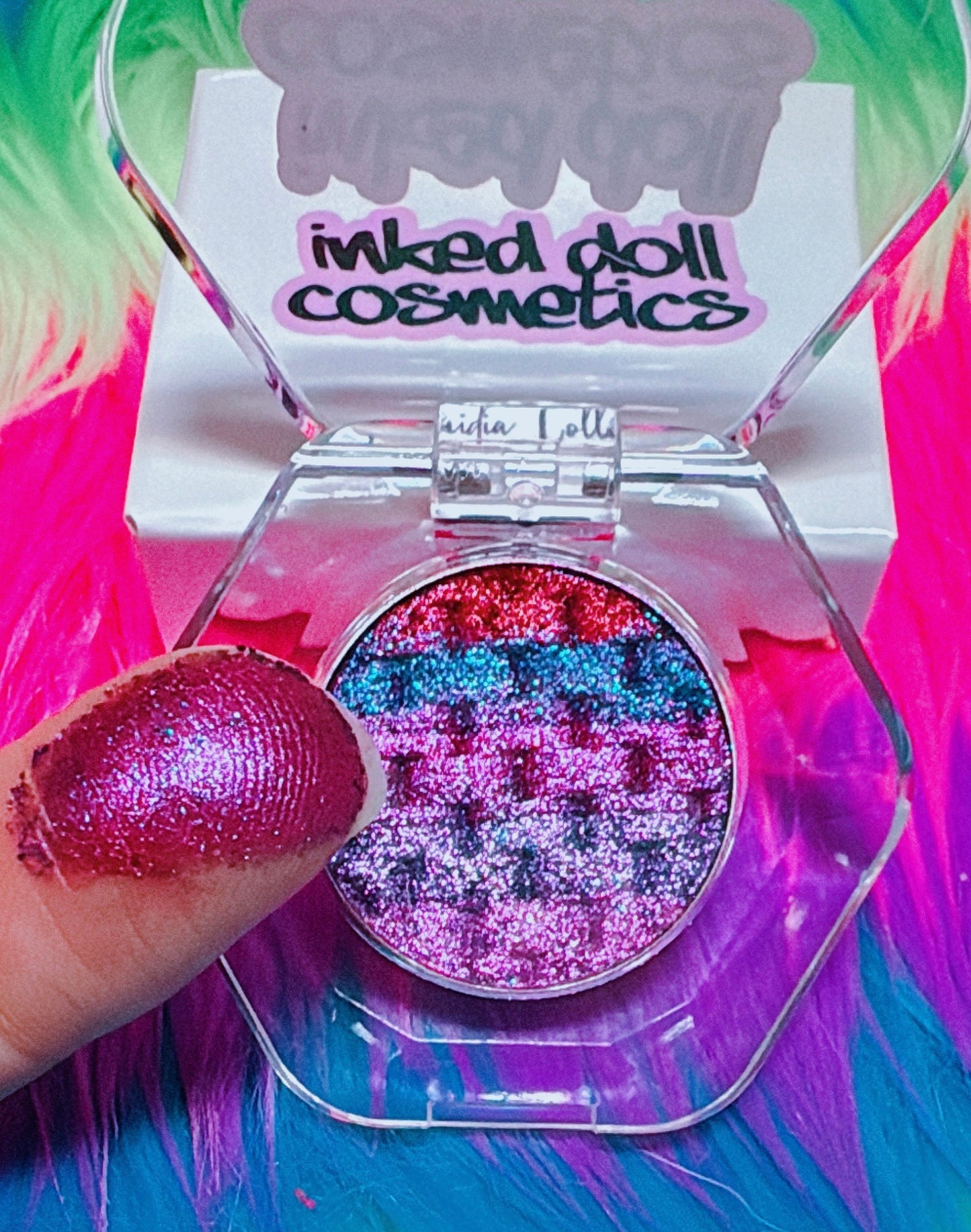 Inked Doll Cosmetics - DON’T BE SHELLOUS “MERMAIDIA COLLECTION” PRESSED TRIPLECHROME