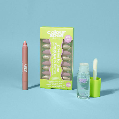 ColourSpell - Pressed, Glossed and Polished Collection- Shadow, Lip Oil & Nails