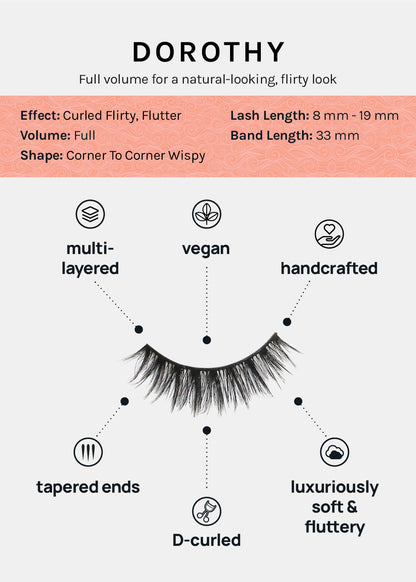 D-LUX Curl Premium Faux Mink Lashes - Dorothy