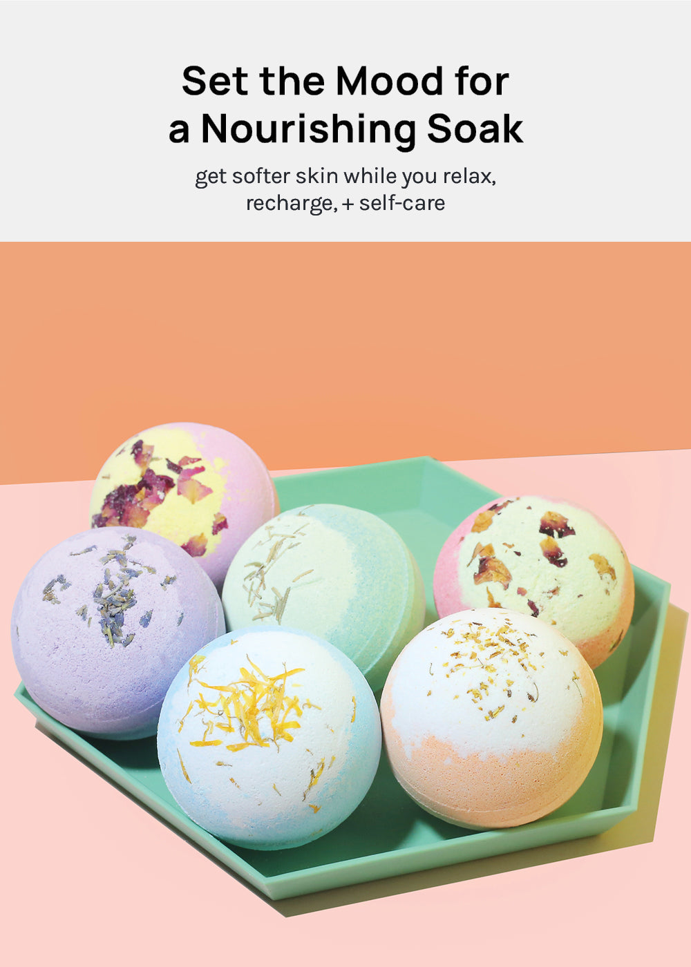 AOA Bath Bomb- Peach Princess