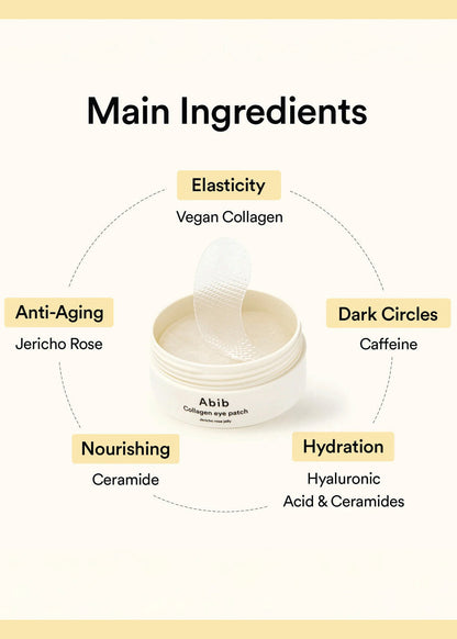 Abib Collagen Eye Patch Jericho Rose (60 Patches)