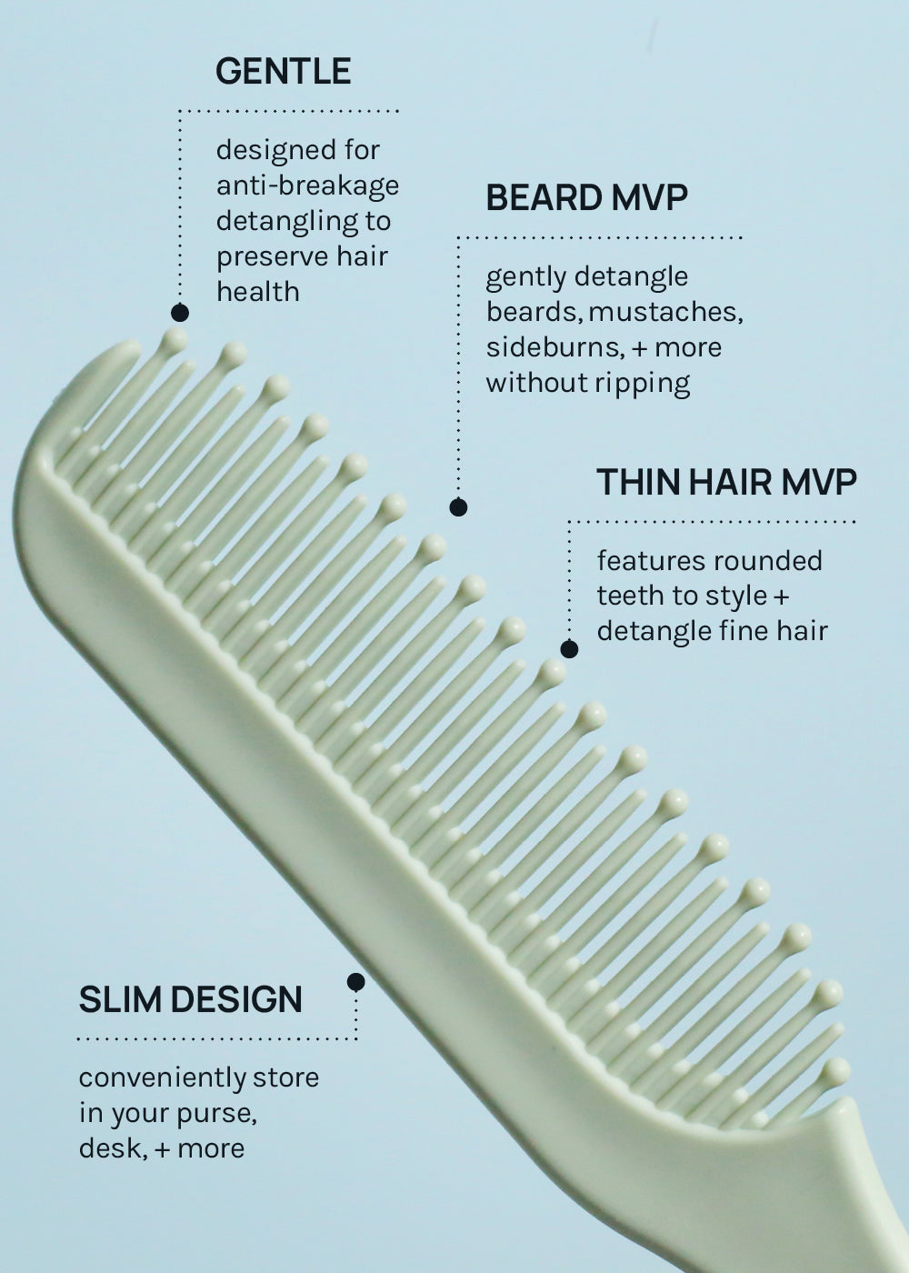 AOA Fine Hair Detangling Comb