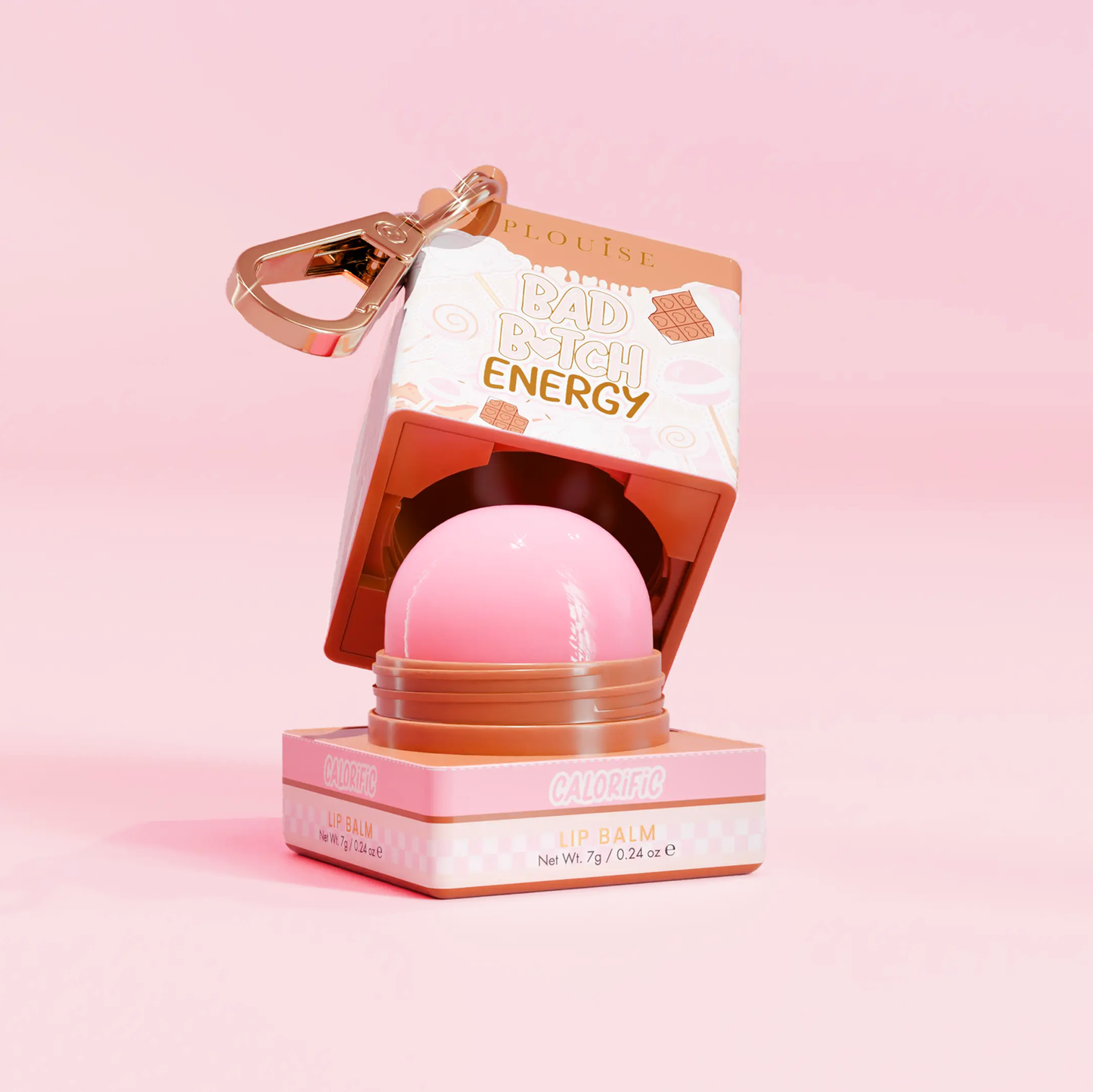 Bad Bitch Energy Keychain Lip Balm
