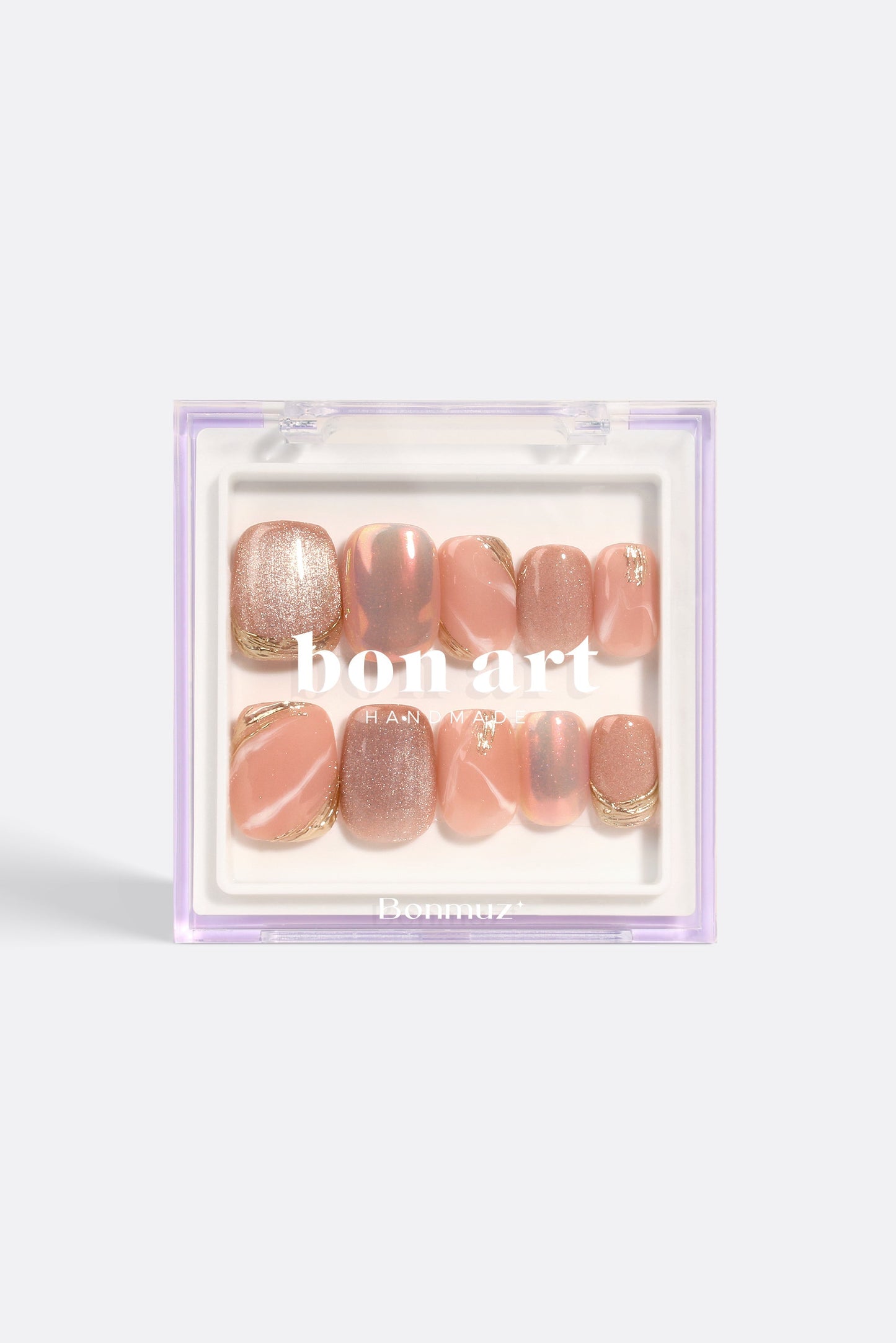 Bonmuz - Rose Gold Rush | Pro Handmade Gel Nails