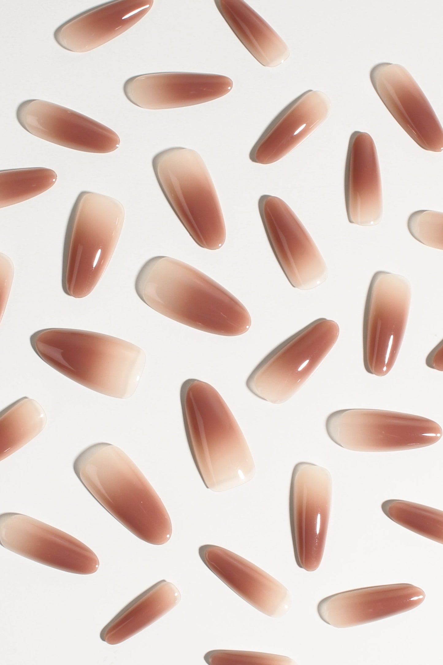 Bonmuz - Brown Sugar Drip | Soft & Durable Press-On Nails