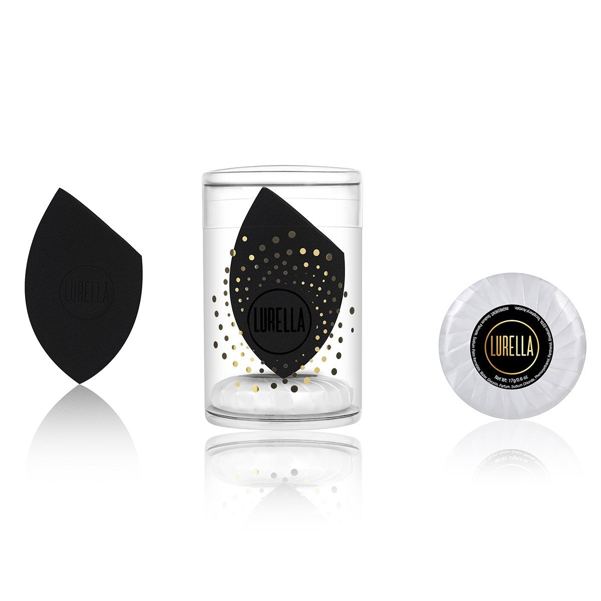 Lurella Cosmetics - Angled Beauty Sponge - Black