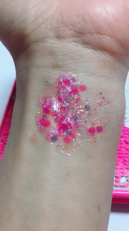 Inked Doll Cosmetics - BACHELORETTE Mermaid Jelly (Face/Body/Hair) Glitter Gel