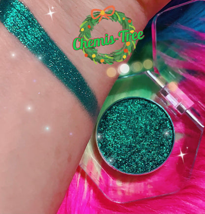 Inked Doll Cosmetics - *Lmt. Edt. Holiday* CHEMIS-TREE Pressed Duochrome