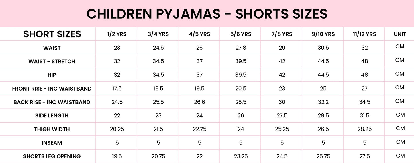 Girls Christmas Bow Pyjamas - Shorts Set