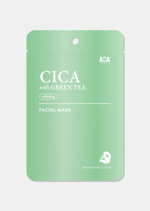 AOA Skin Cica with Green Tea Calming Facial Mask