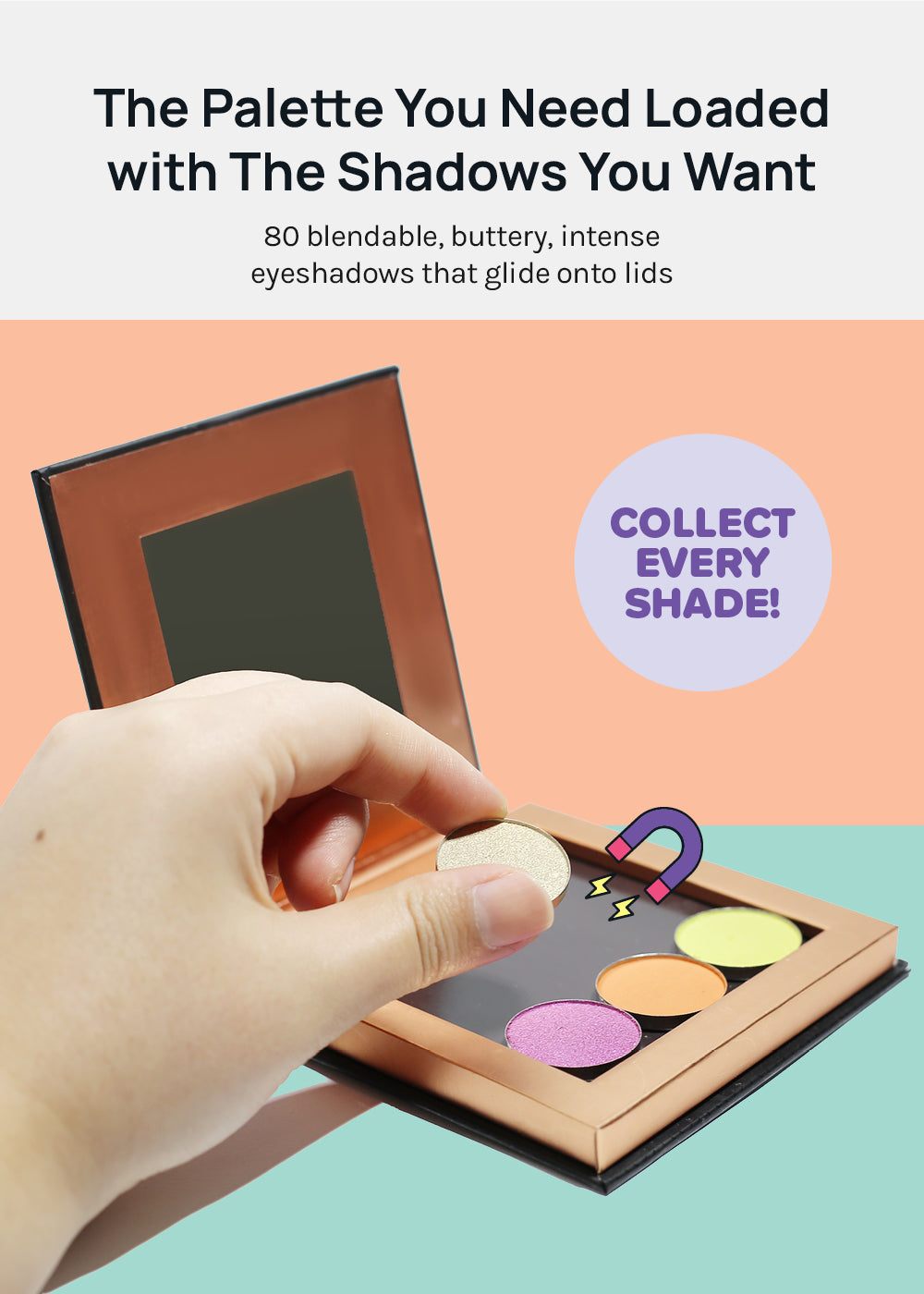 AOA Single Pressed Eyeshadow - Cloudy