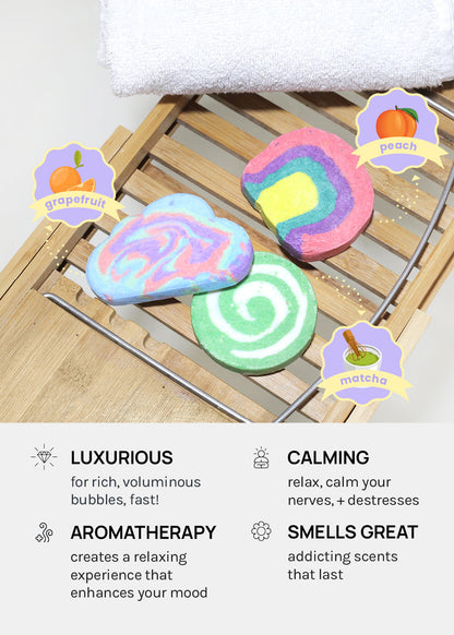 AOA Bubble Bar - Peach Rainbow
