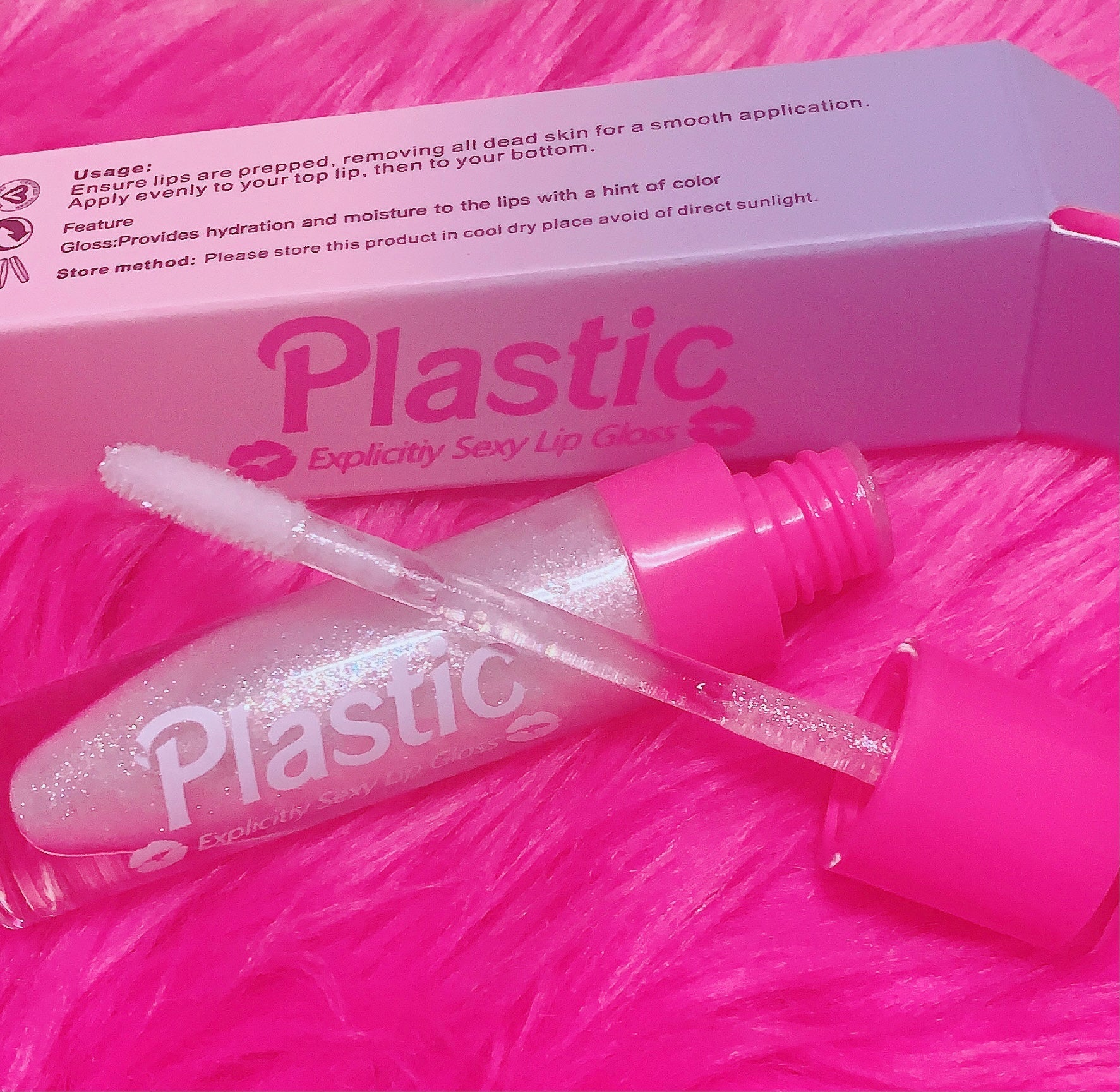 Inked Doll Cosmetics - *DOLLFACE DIAMOND$* "PLASTIC" Explicitly SEXY Lip Gloss