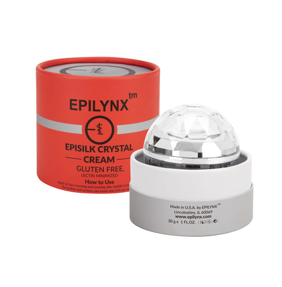 EpiLynx - Vegan EpiSilk, Crystal Wrinkle Smoothing Face Cream - Intense Brightening and Firming Wrinkle Fix for Sensitive Skin