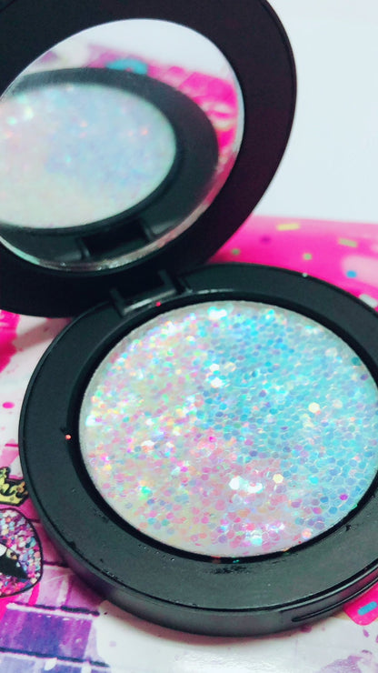 Inked Doll Cosmetics - *FAIRYTALE GODDESS* Iridescent Glitter Pressed Single!