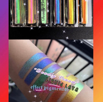 Inked Doll Cosmetics - "KOMODO NITEMARE" Deadly Venom LIQUID LAVA Effect Pigments