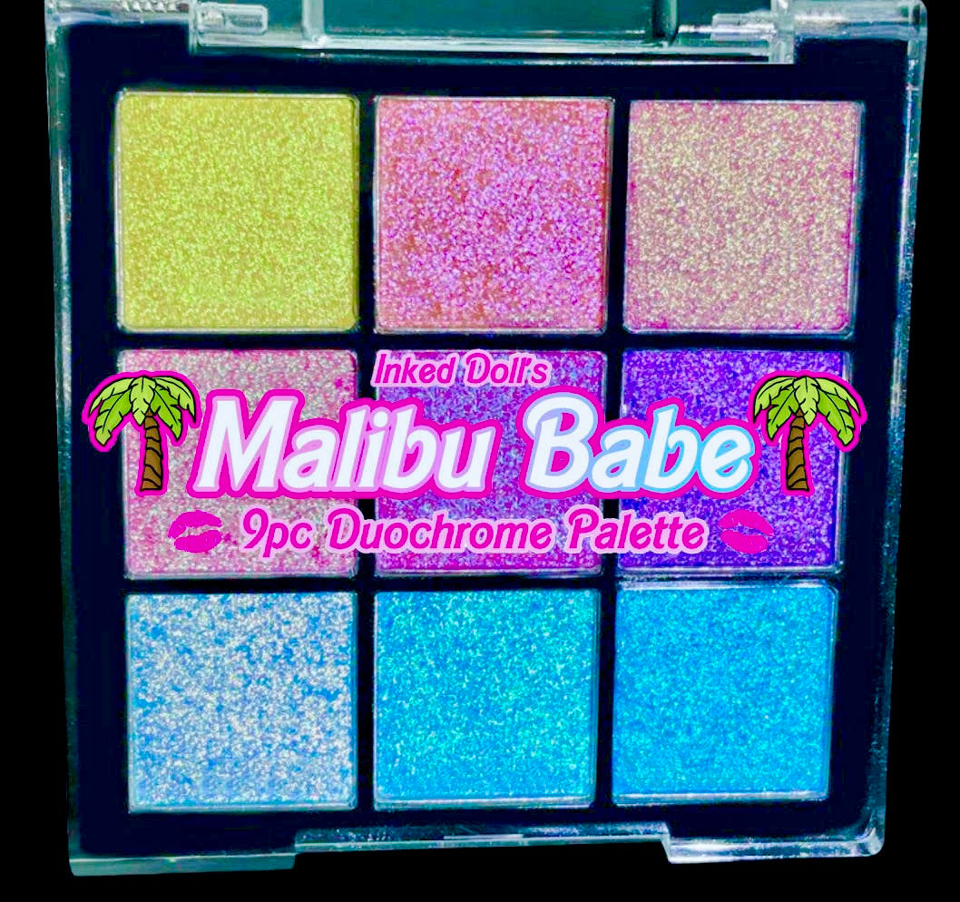 Inked Doll Cosmetics - “MALIBU BABE” 9 pc Duochrome Palette