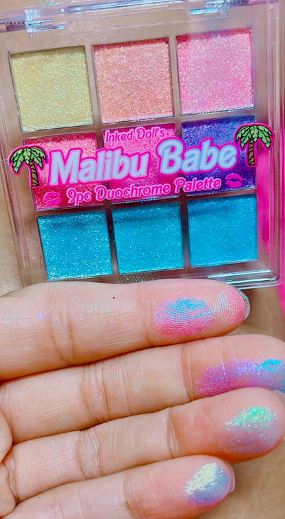Inked Doll Cosmetics - “MALIBU BABE” 9 pc Duochrome Palette