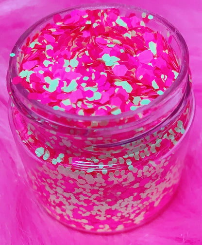 Inked Doll Cosmetics - "HARDSTYLE" *UV/BlackLight* FESTIVAL FUNFETTI