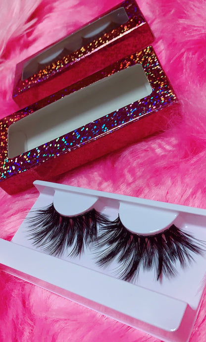 Inked Doll Cosmetics - #$IKKENING 3D DreamDoll Lashes *Pink Holographic* Case