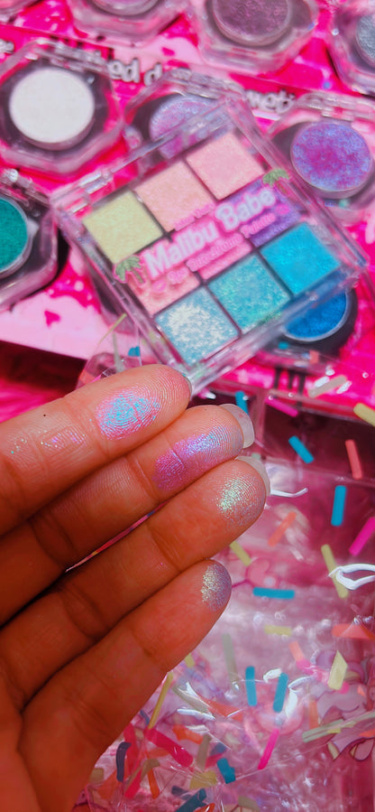 Inked Doll Cosmetics - “MALIBU BABE” 9 pc Duochrome Palette