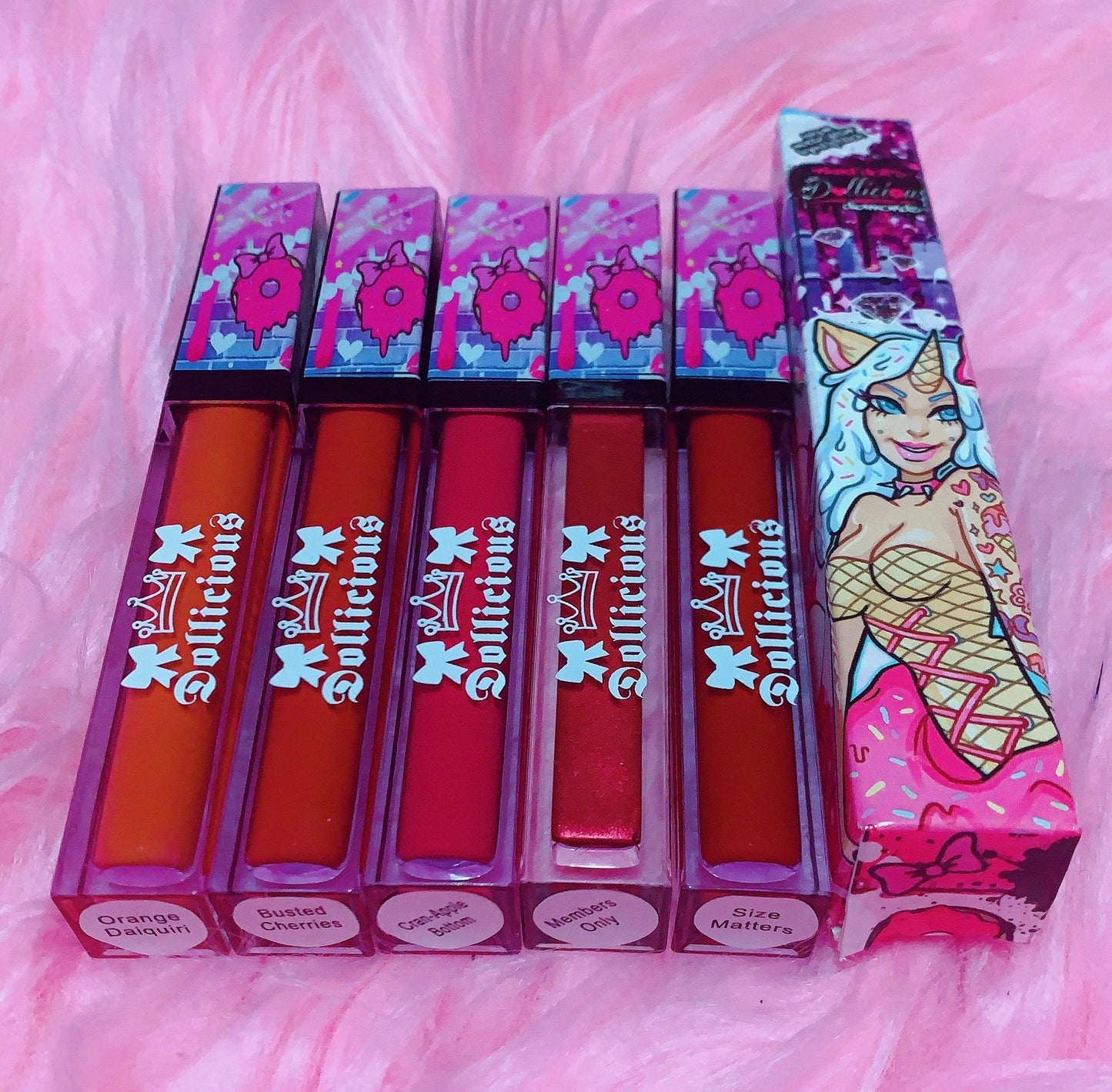 Inked Doll Cosmetics - THE "REDS!!" DOLLICIOUS MATTE VEGAN LIQUID LIPSTICK