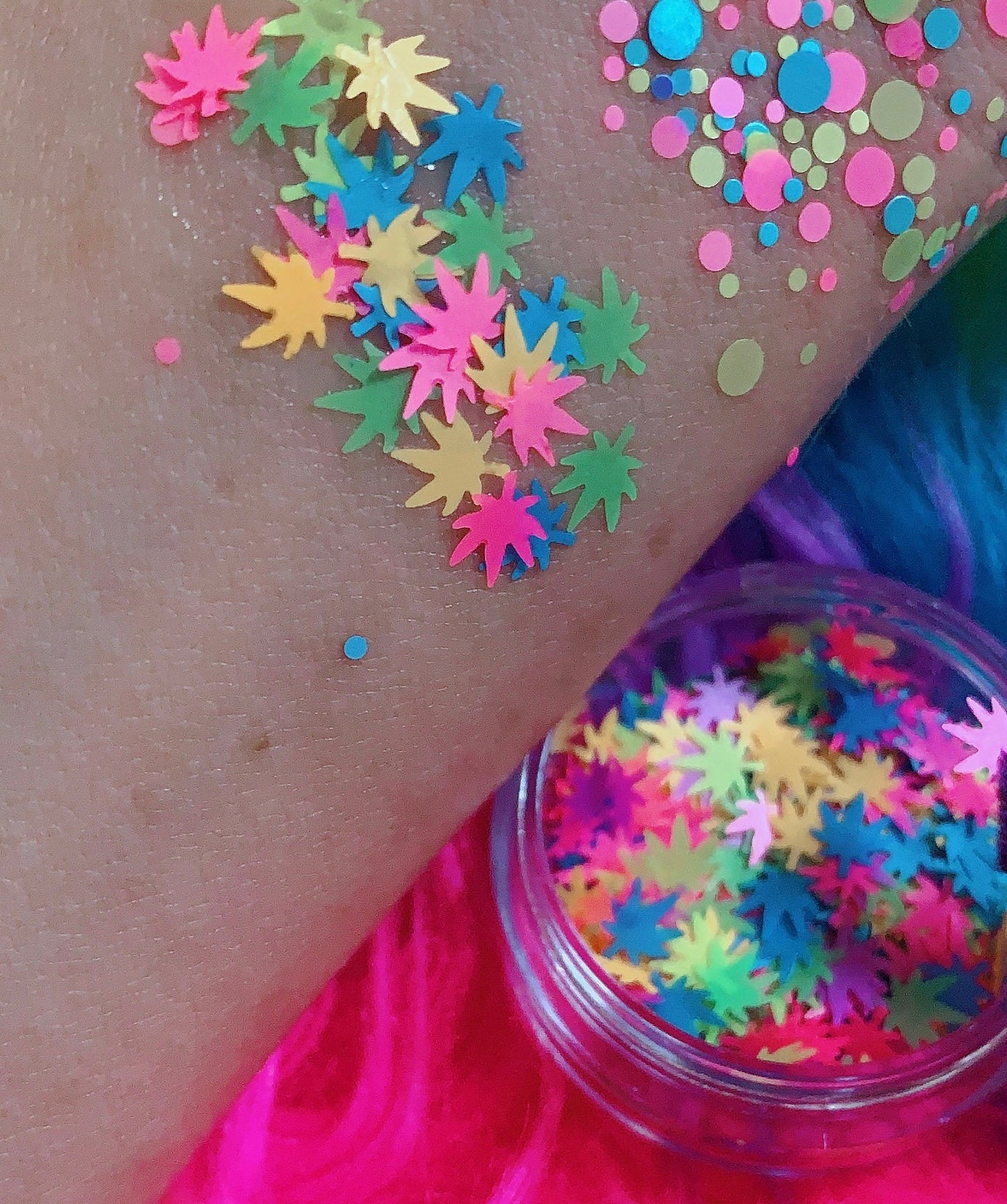 Inked Doll Cosmetics - KALEIDOSCOPE 420 *UV* Festival Glitter Confetti