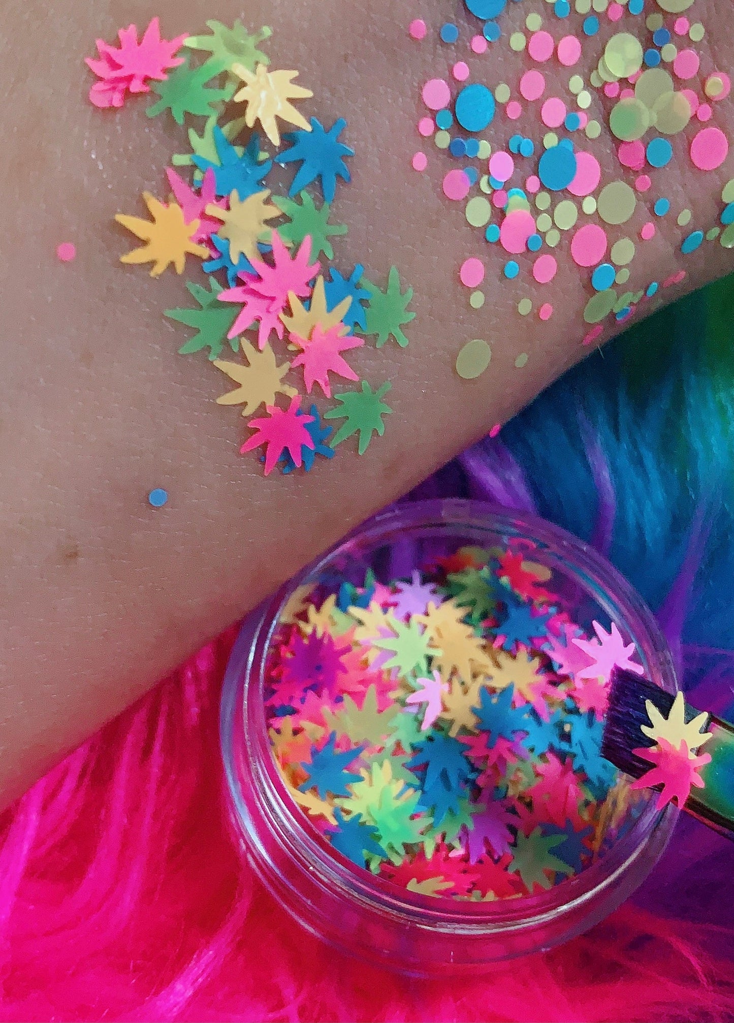 Inked Doll Cosmetics - KALEIDOSCOPE 420 *UV* Festival Glitter Confetti