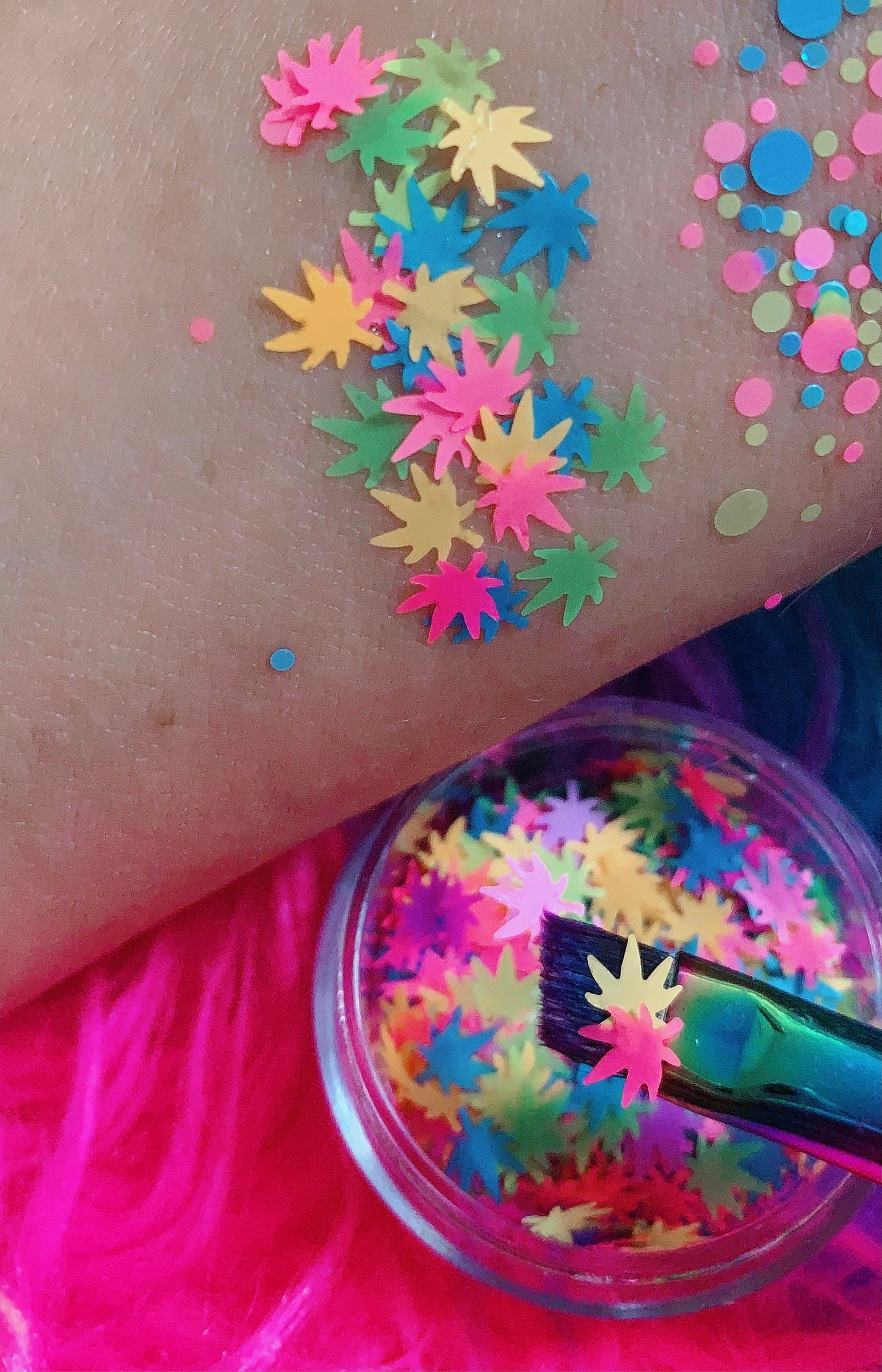 Inked Doll Cosmetics - KALEIDOSCOPE 420 *UV* Festival Glitter Confetti