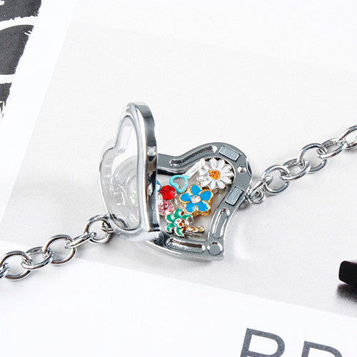 Gold Letter O Locket Charm