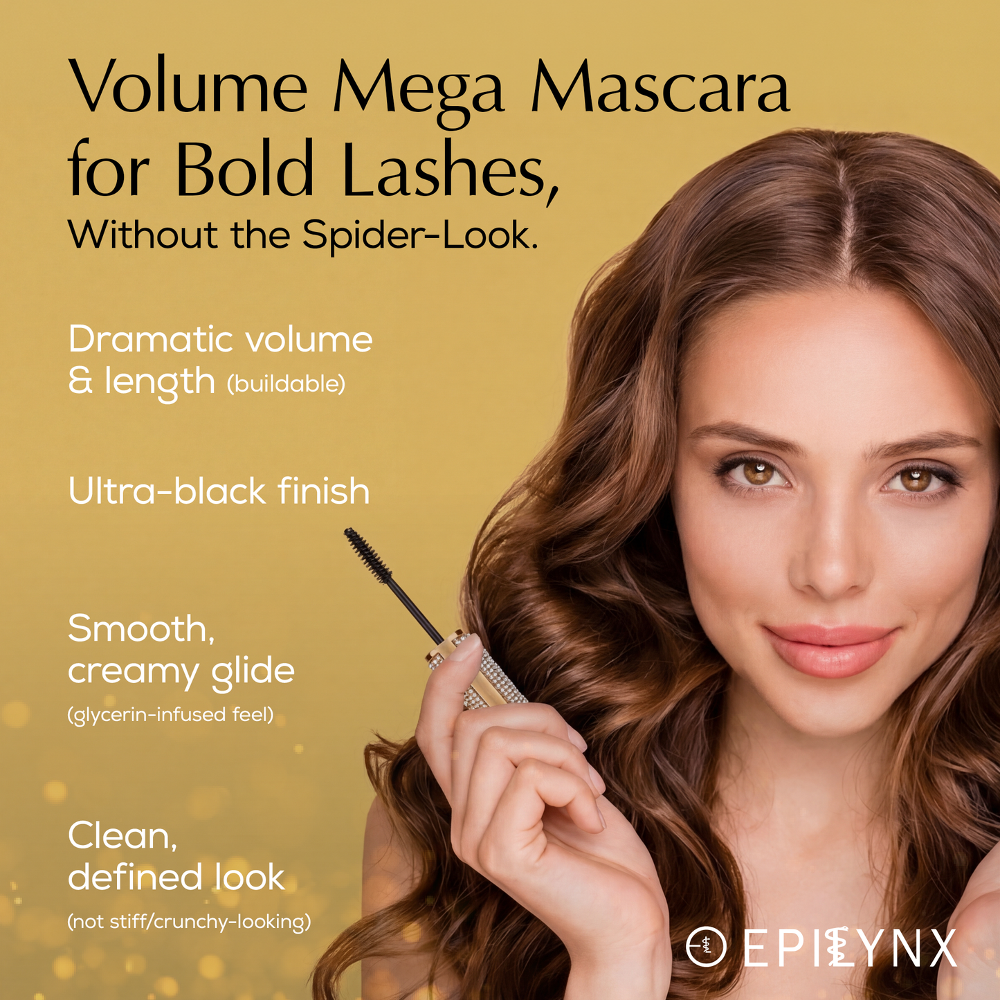 EpiLynx - Volume Mega Mascara - for Bold Lashes