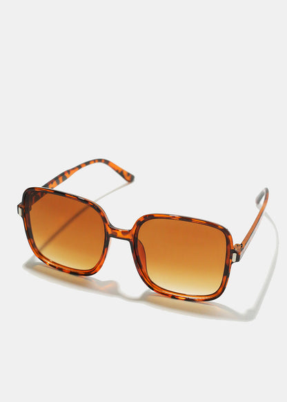 A+ Trendy Oversized Vintage Shades