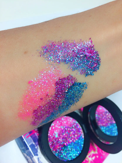 Inked Doll Cosmetics - *MERMAID PARADISE !* Iridescent Glitter Pressed Single!