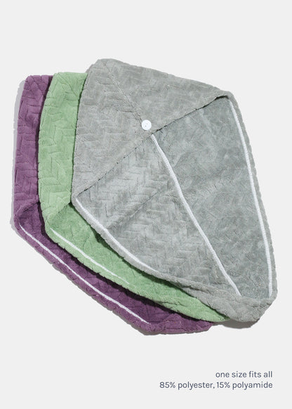 AOA Microfiber Hair Towel Turban