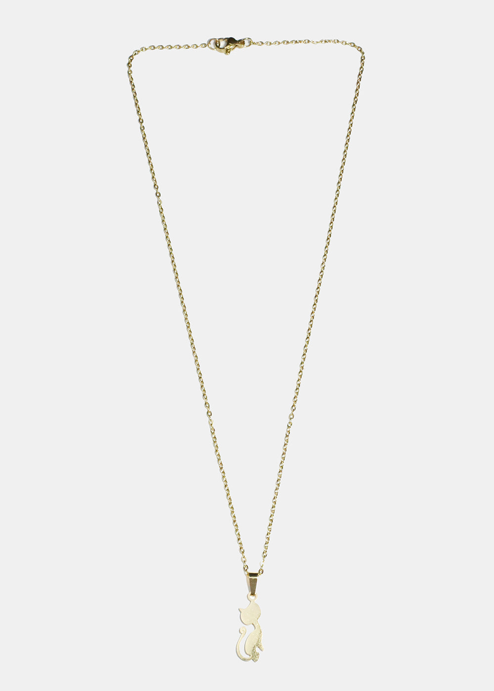 Cat Charm Necklace