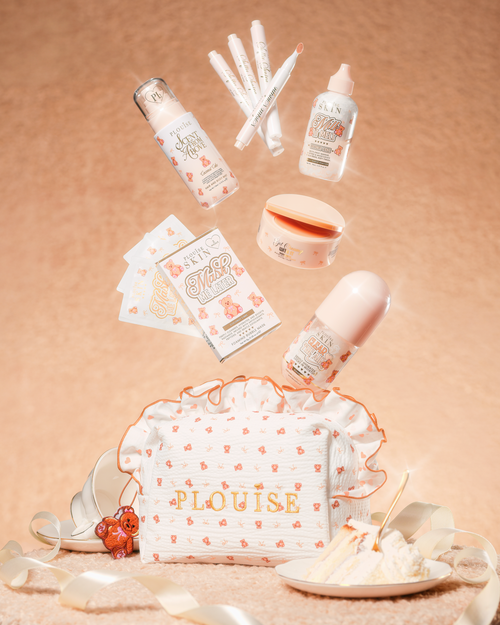 Teddy Touch Small Print Bag & Skincare Set
